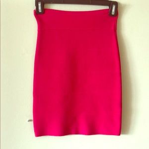 Fuschia bandage skirt